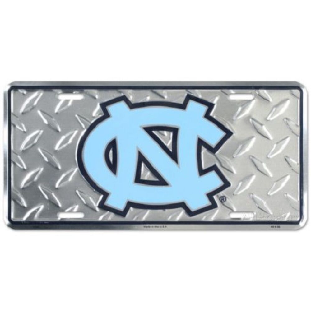 North Carolina Tar Heels NCAA "Diamond" License Plate